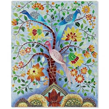 Tableau Décoratif Arbre DKD Home Decor 80x4x100 cm