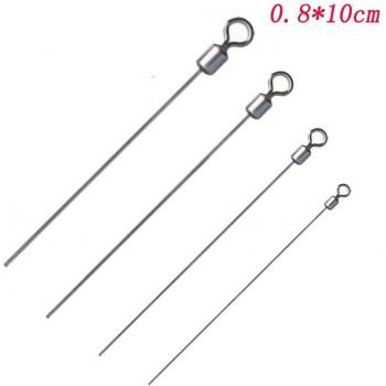50pcs Barrel Rolling Fishing Swivels