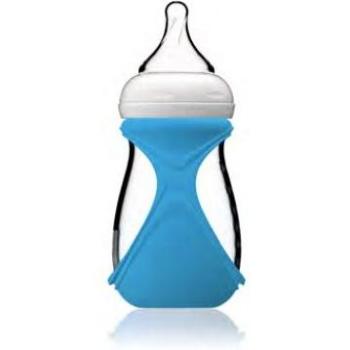 Umee 150ml Babyflasche aus Glas mit Anti-Kolik und schützender Farbgestaltung