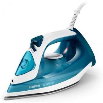 Philips 3000 Series DST3011/20 Steam Iron, 2100W, Ceramic Soleplate, White and Light Blue