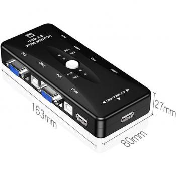 4 in 1 USB HDMI KVM Switch
