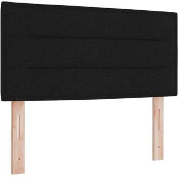Tête de Lit Chic Noir 90 cm avec Éclairage