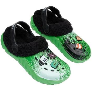 Minecraft Kid’s Green Sherpa Clogs for Babies (2-3)