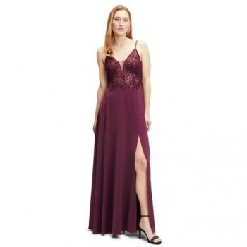 Vera Mont Abendkleid mit Spitze, Schlitz, Damen, Größe 38