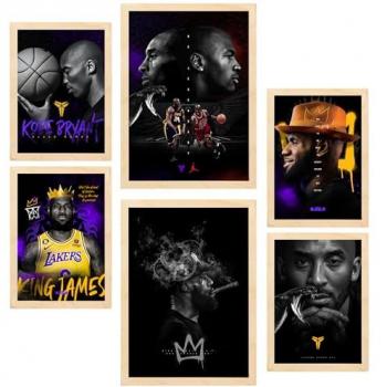 Galería “Iconic Jordan Kobie Bryan”: 6 pósteres, formato A3/A4