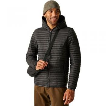 Men’s Jet‑Black Rigain Durable Insulating Jacket – Size M