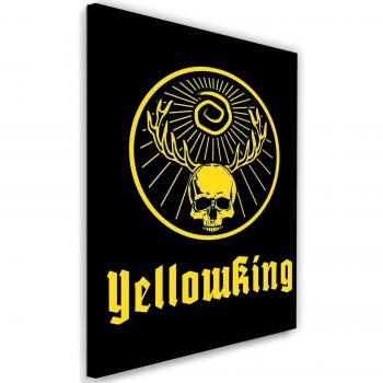 Cuadro en Lienzo El Cráneo Amarillo