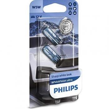 Note: Philips White Vision Ultra W5W without a model number is too general and could refer to multiple products. For specificity, it is tied here to the same model as the others listed