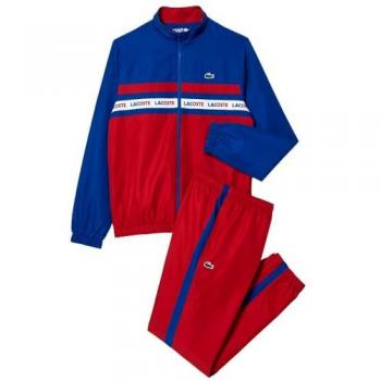 Lacoste Trainingsanzug Tenis Blau Rot