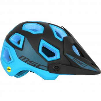 MIPS Helm Enduro von MSC Bikes – Schwarz/Blau (S/M)