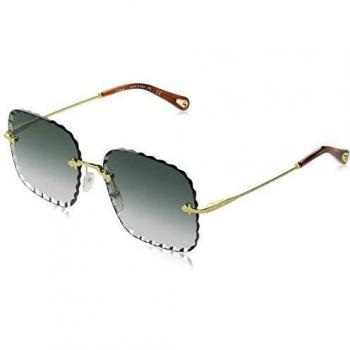 Chloé Rosie CE161S, Gafas de Sol para Mujer, Color Oro y Degradado Petrol