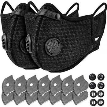 AstroAI Reusable Dust Face Mask with 14 Filters