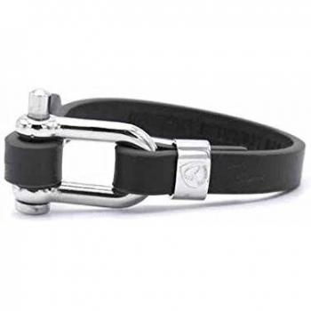 Bracelet Redskin Cuir Noir – Bijoux d’Homme