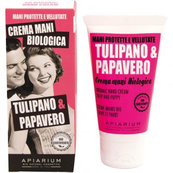 Crema mani Apiarium tulipano e papavero