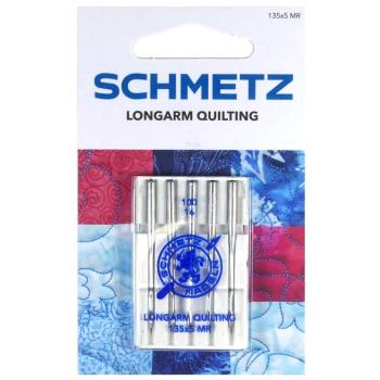 Schmetz Longarm Quilting Sewing Needles – Smooth‑Edge, 5” Length Bundle