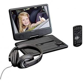 Lenco DVP-911 schwarz portabler Media Player mit Kopfhörerbuchse