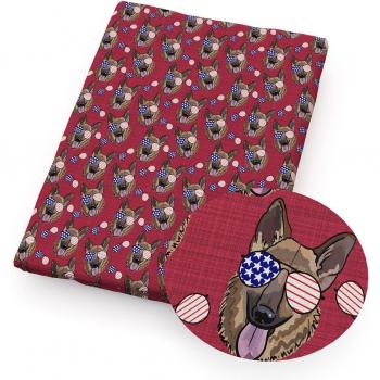 Fourth of July Animal Cotton Sewing Fabric