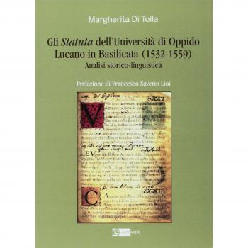 Gli Statuta dell'Università di Oppido Lucano in Basilicata