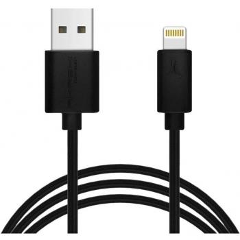 AKASHI ALTCABLEMFIB2M Negro / Cable USB-A (M) a Lightning (M) 2m