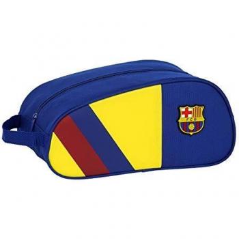 Schuhtasche Für Die Reise F.C. Barcelona Blau mit Reißverschluss