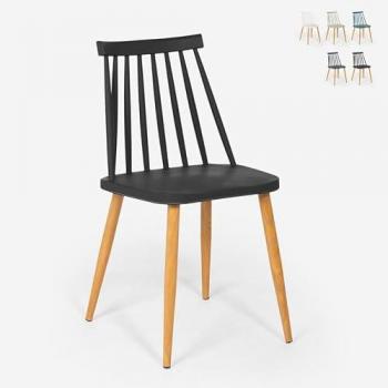 AHD Eleganter Essstuhl Schwarz