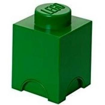 Room Copenhagen Scatola Porta Pranzo Mattoncino 1, Verde, 4.6x4.6x4.3 cm