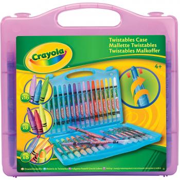 Rainbow Twistable Crayons Case