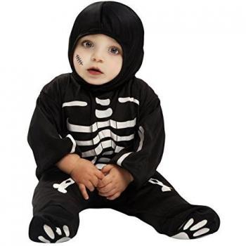 Little Black Skeleton Pajama Dress