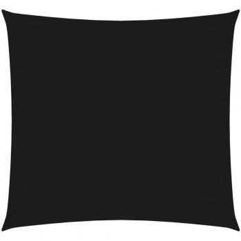 VidaXL Voile de parasol noir 5x5 m en tissu oxford
