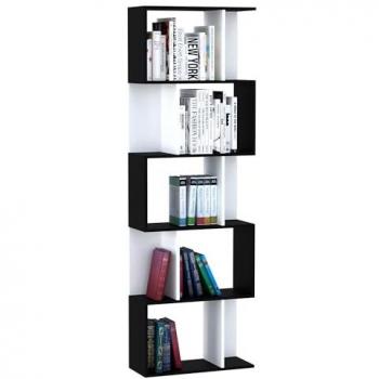 Estantería librería bicolor HOMCOM 60 x 24 x 184.5 cm