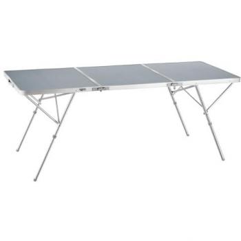 Table pliante JUMBO camping en aluminium avec poignée de transport 180x70x70,5cm