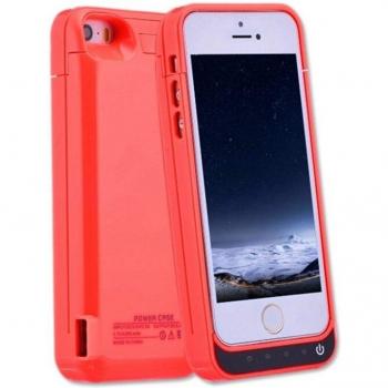 Extpower Coque Noir avec Batterie 4200 mAh pour iPhone 5/5s/5c/SE