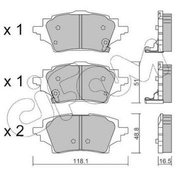 Premium Disc Brake Pad Pack – CIFAM 822‑1228‑0