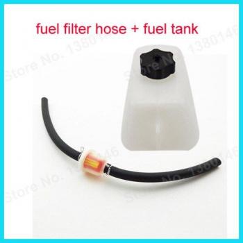 Gasoline Hose Line Fuel Filter + Gas Tank for 47cc 49cc 2-Stroke MiniMoto ATV Quad Dirt Pocket Bike Motorcycle