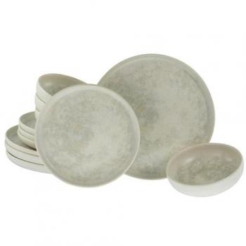 CreaTable Uno Athena Cream White 12-Piece Set