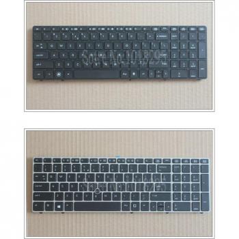 HP EliteBook 8560p/8570P/8560B/6560b/6565b/6560P US Keyboard with Frame