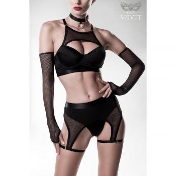 Intimo Erotico Gothic Grey Velvet