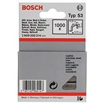 Bosch Fine Staples Type 53 11.4 x 0.74 x 6 mm