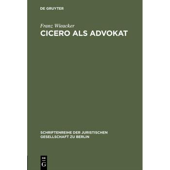 Cicero als Advokat