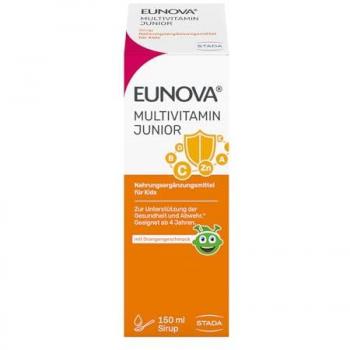Eunova Junior Sirup Multivitamine für Kids, 150 ml Lösung