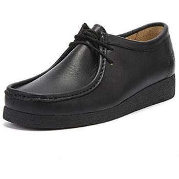 Tower London Apache Schwarz Nappa Schuhe aus Leder
