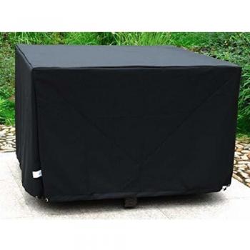 Housse protezione tavolo giardino 4 posti poliestere nero Dcb Garden