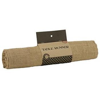 CanvasCorp Natural Burlap Table Skirt