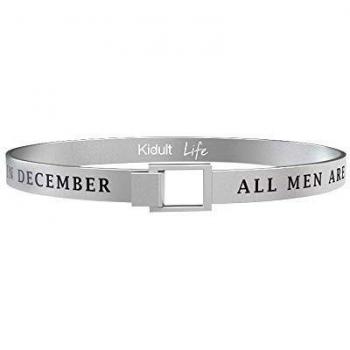 Anello UOMO SYMBOLS in acciaio 316L con design Unico e finitura Argento (Dicembre)