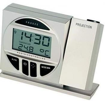 Reloj digital con proyección de pantalla y TFA alarmas