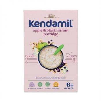 Kendamil mléčná kaše s černým rybízem a jablky, 150 g