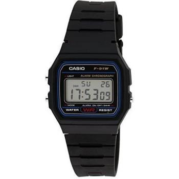 Reloj digital Casio F-91W-1DG Classic con correa de resina negra