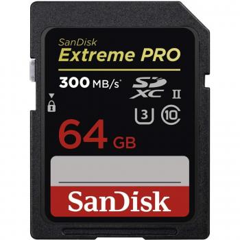 Sandisk Extreme PRO, 64 GB 64GB SDXC UHS-II Clase