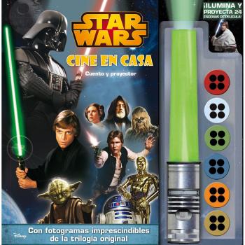 Star Wars. Cine en casa. Sable láser: Cuento y proyector