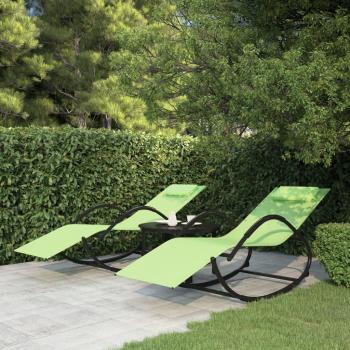 VidaXL Tumbona Verde
